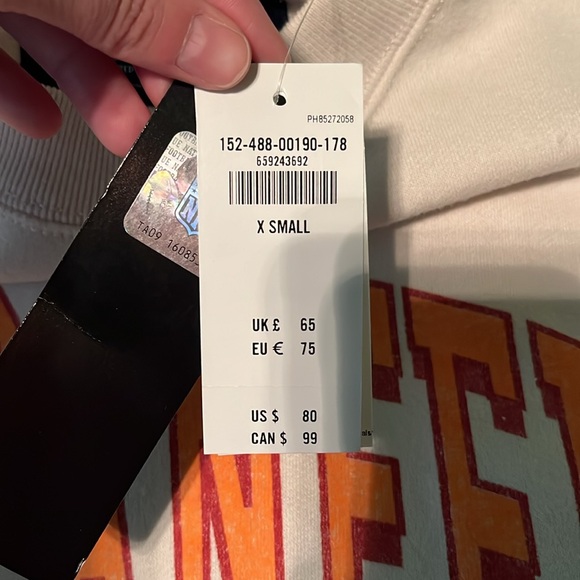 NWT Abercrombie & Fitch NFL Crewneck - Picture 5 of 7